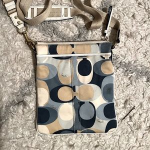 Coach Blue Messenger Bag Purse